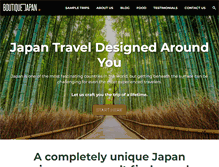 Tablet Screenshot of boutiquejapan.com